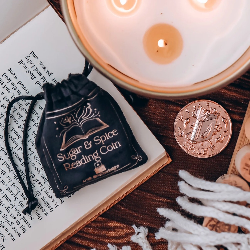 The Bookish Box Sugar and Spice Reading Coin